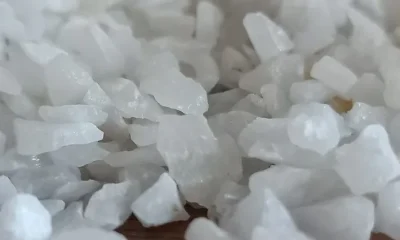 areia de quartzo