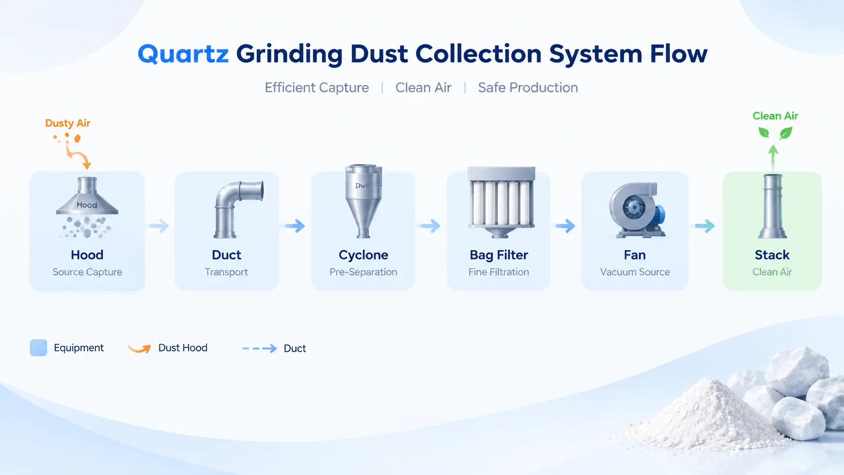 quartz-grinding-dust-collection-system-flow quartz-grinding-dust-collection-system-flow